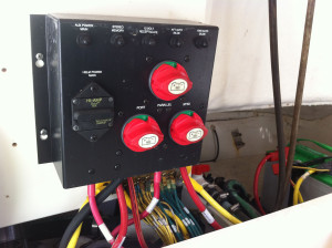 Marine Electrical Panel Battery Switches
